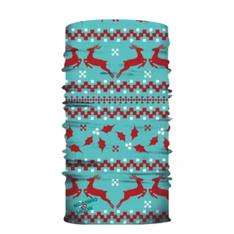 Joyful Christmas Rendeer Polyester Bandana